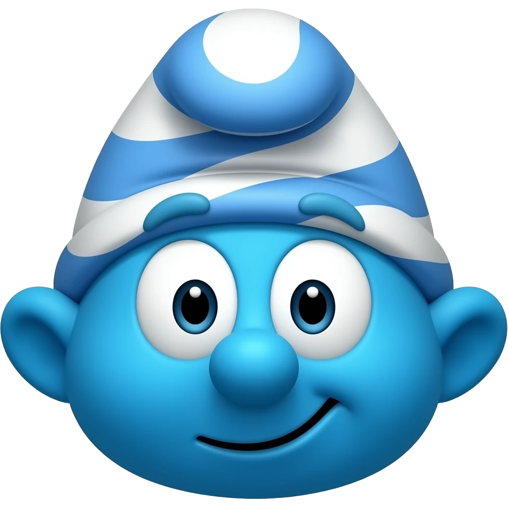 fall guys bean smurf emoji