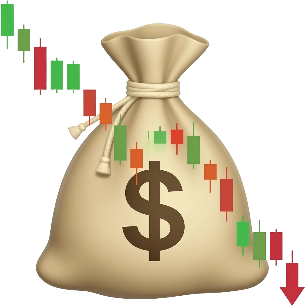 📉💰 emoji