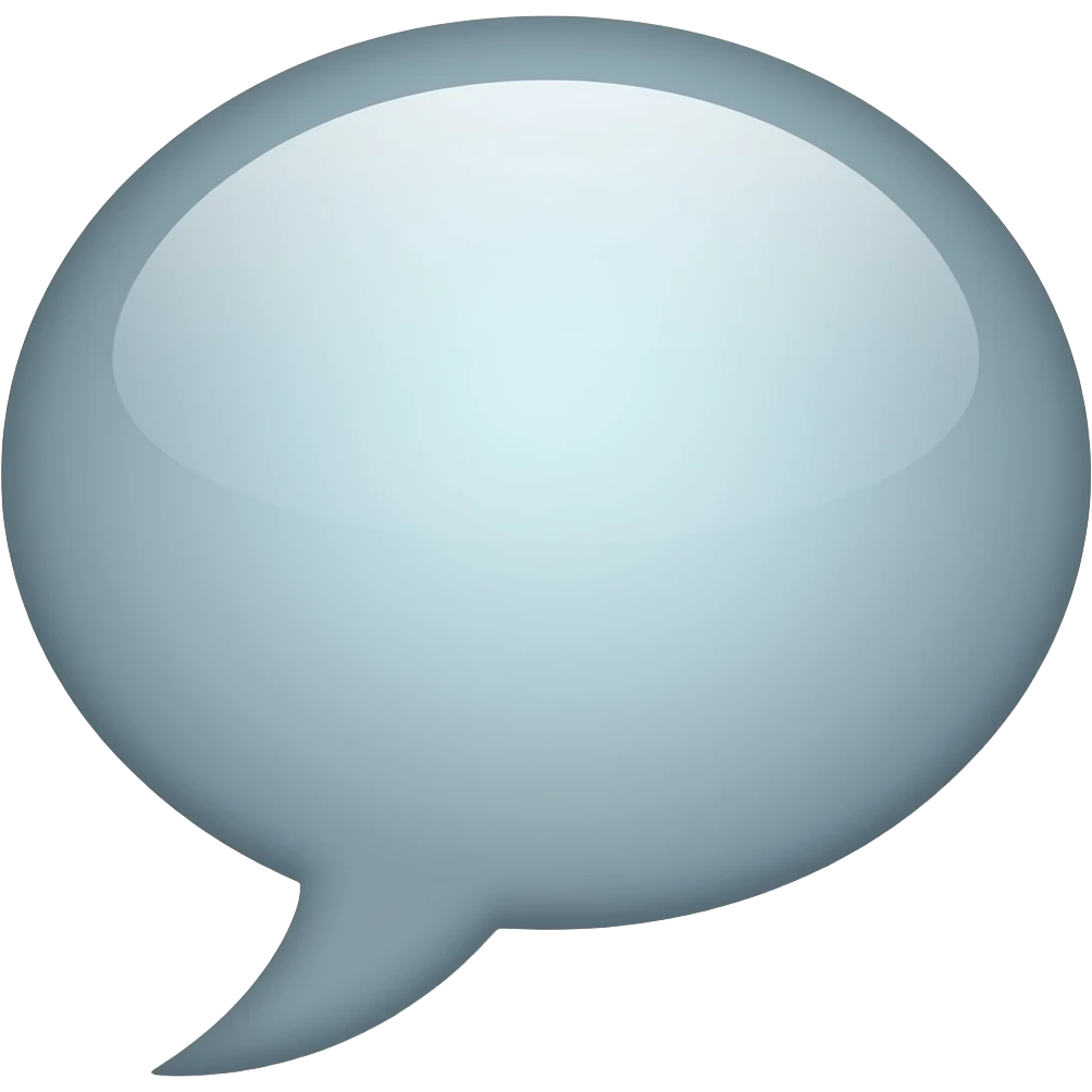 Speech bubble emoji