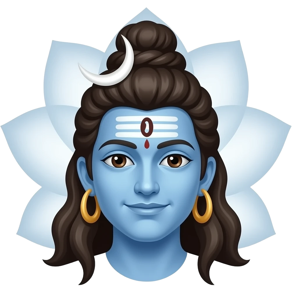 Create an emoji like lord shiva emoji