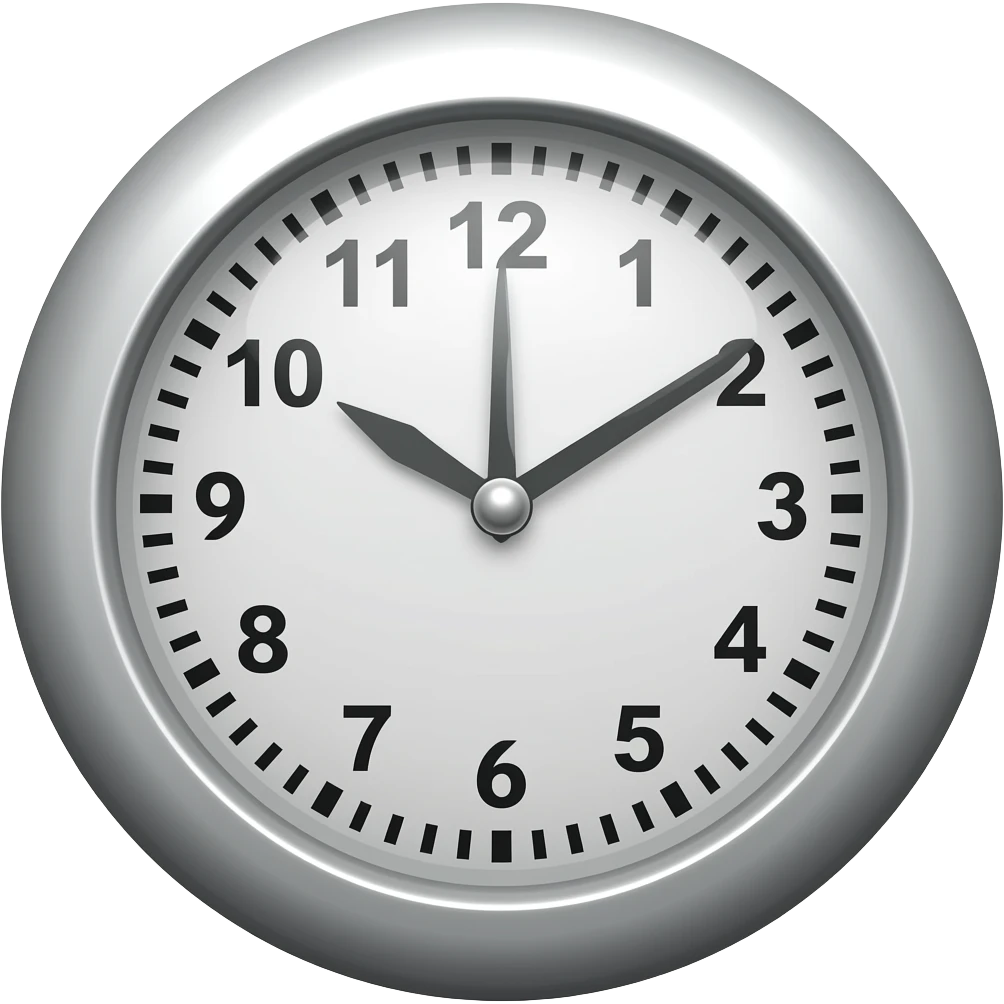 digital clock emoji