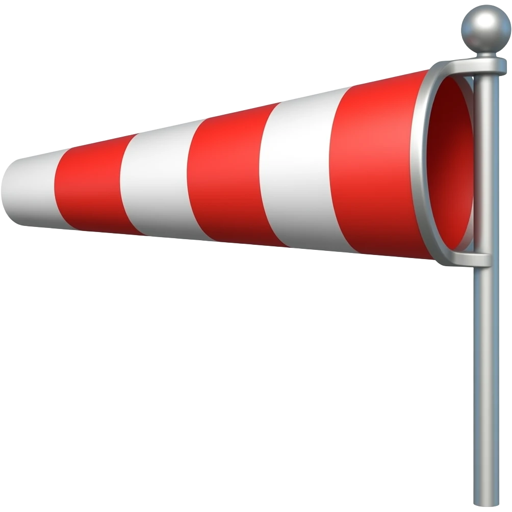 Windsock flag emoji