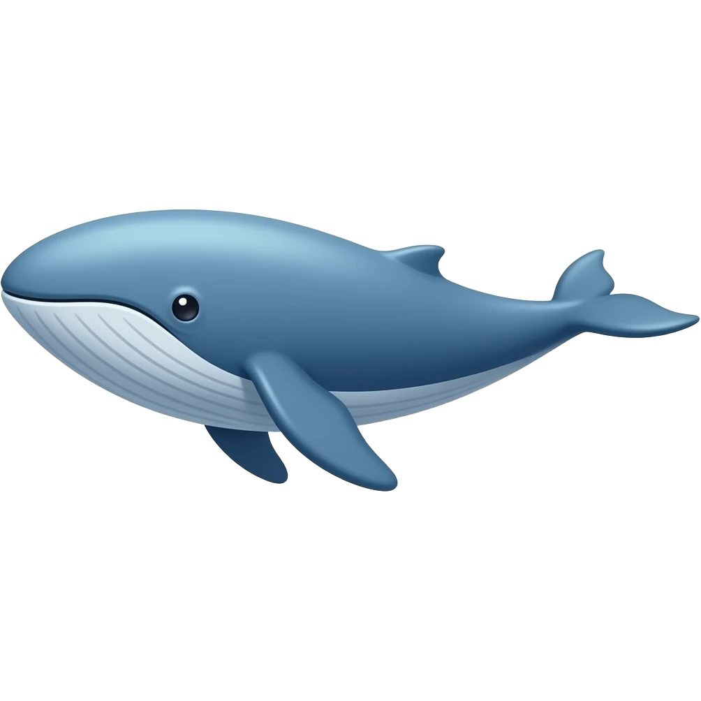 Blue Whale emoji
