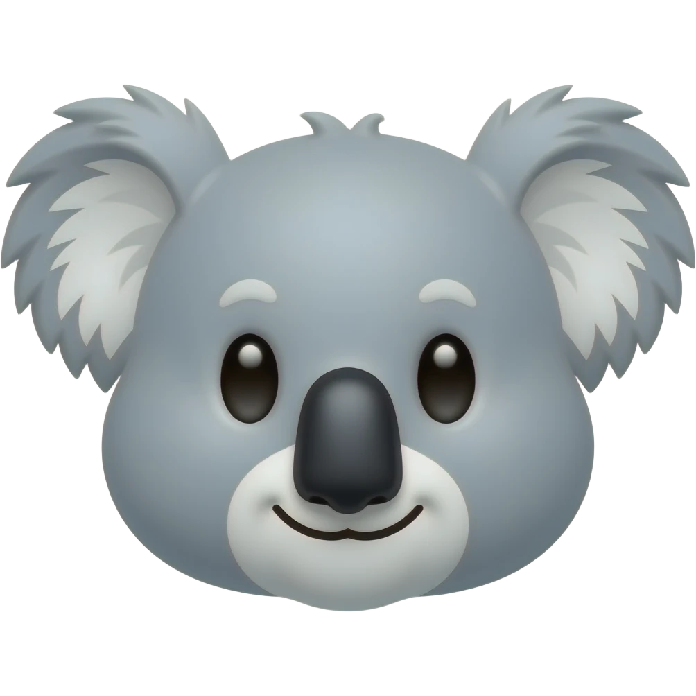 koala face emoji