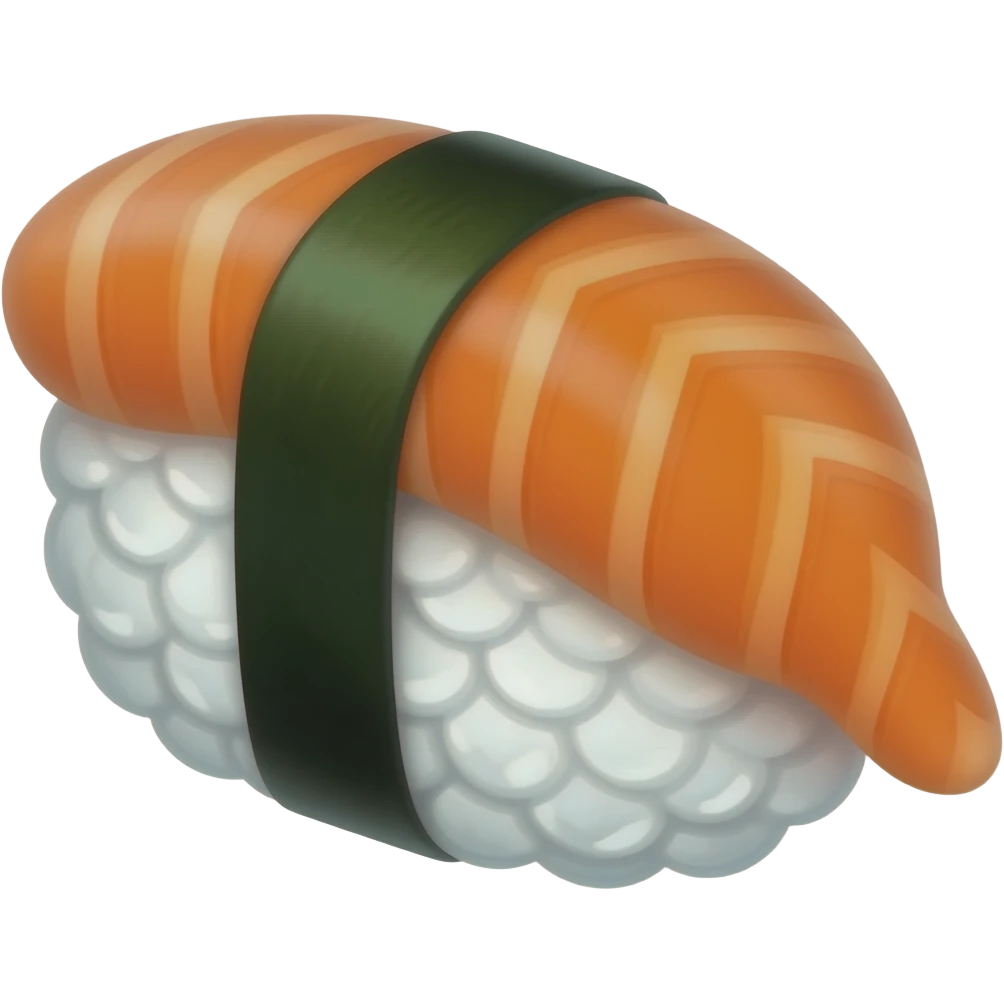 white sushi emoji