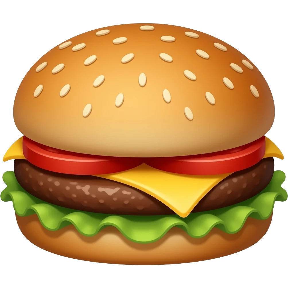 cooked patty emoji