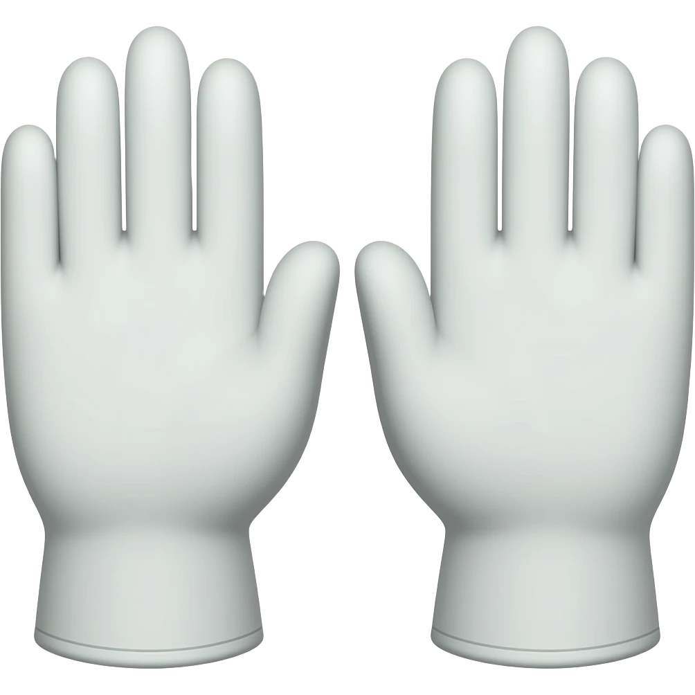 soft gloves emoji