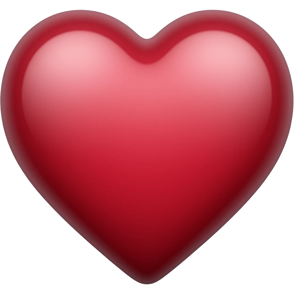 серце бордове emoji