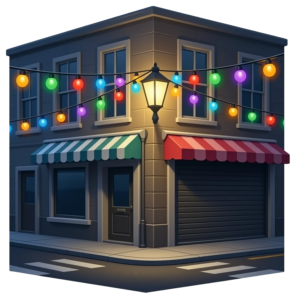 Colorful Festival Lights emoji