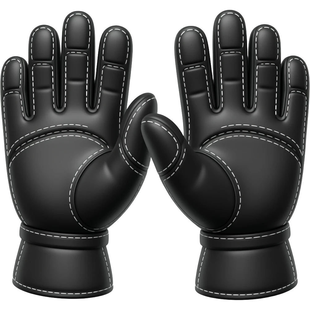 goalkeeper gloves emoji
