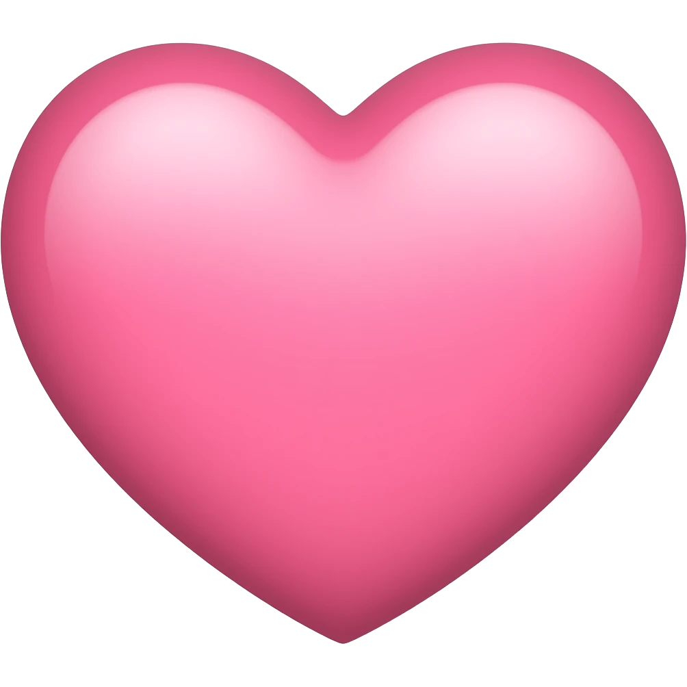 Baby pink iphone emoji heart emoji