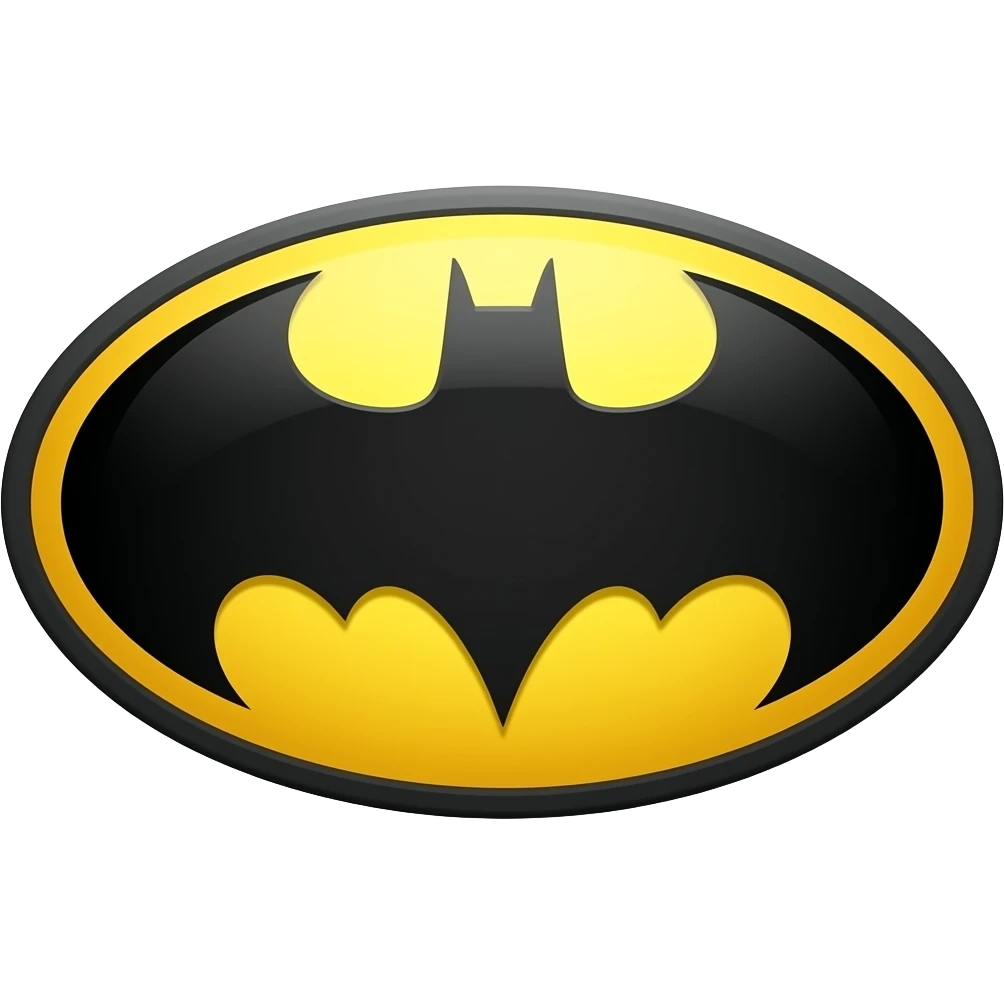 Logo from the 2005 film "Batman Begins" emoji