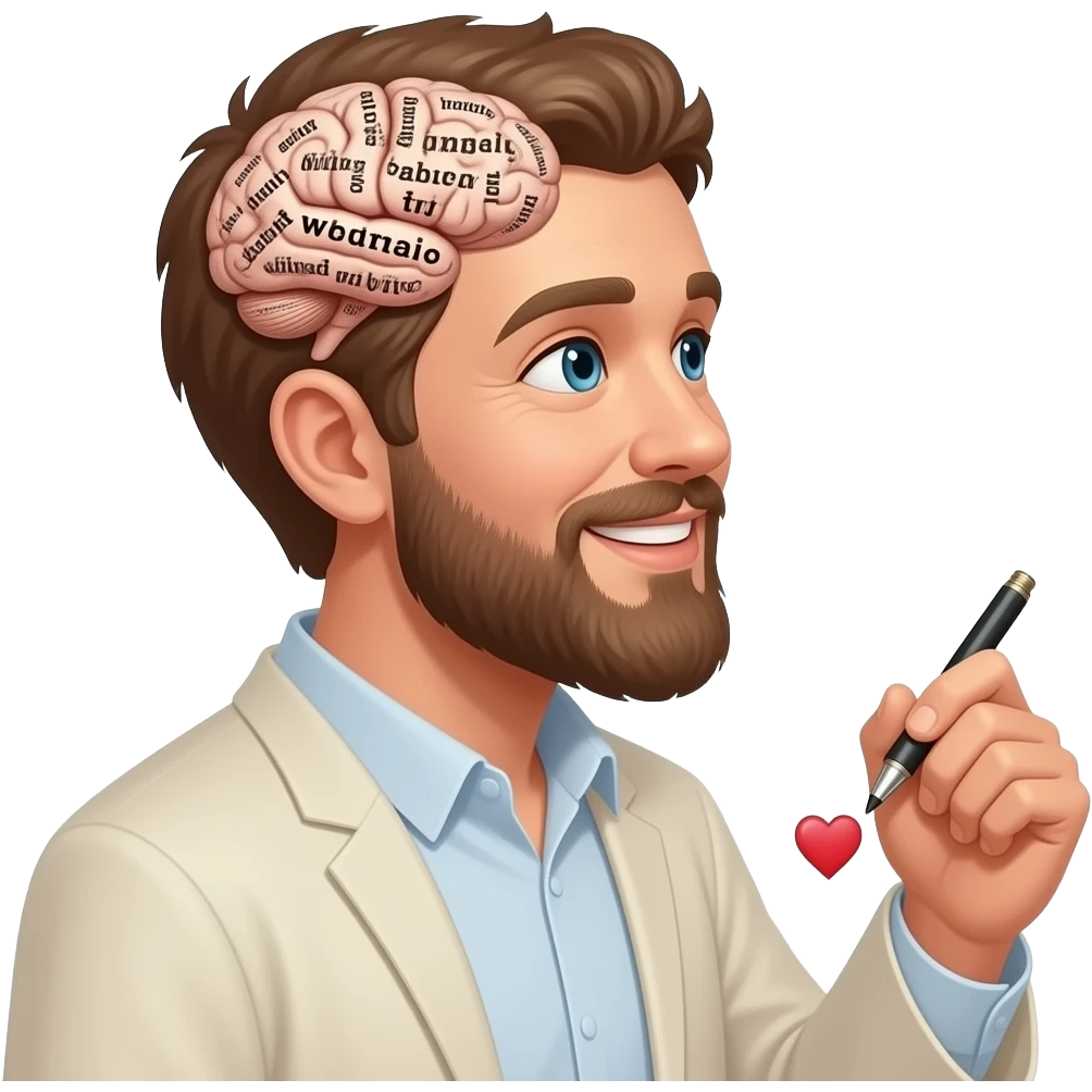 put a brain with the words of the biblical law filled in it, in someone's head, and then on that same person make him writing on his heart, while smiling up at God emoji