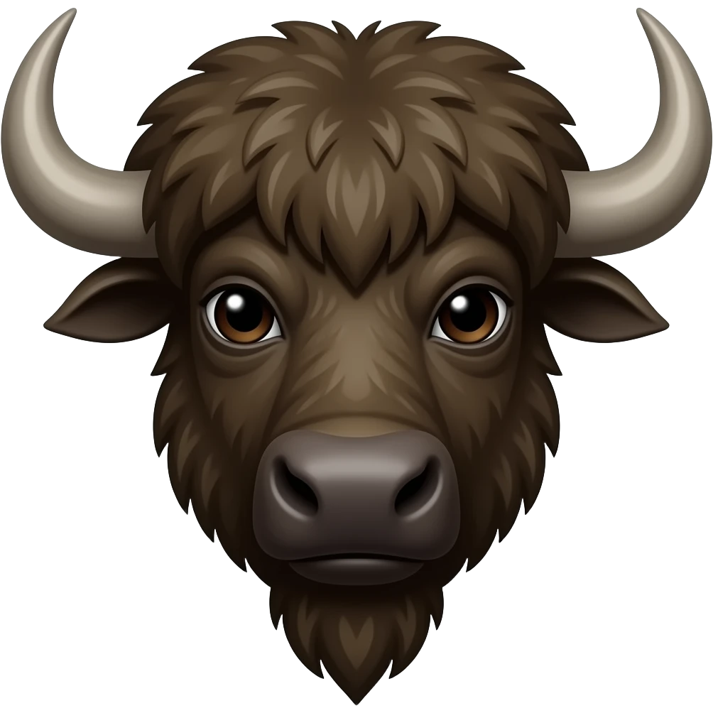 A BUFFALO FACE emoji
