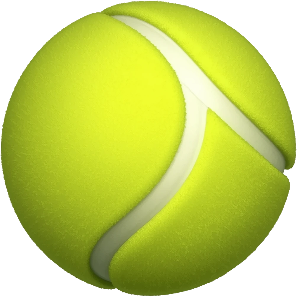 Tennis ball emoji