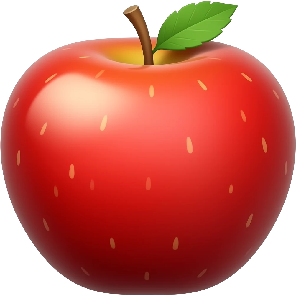 red apple emoji