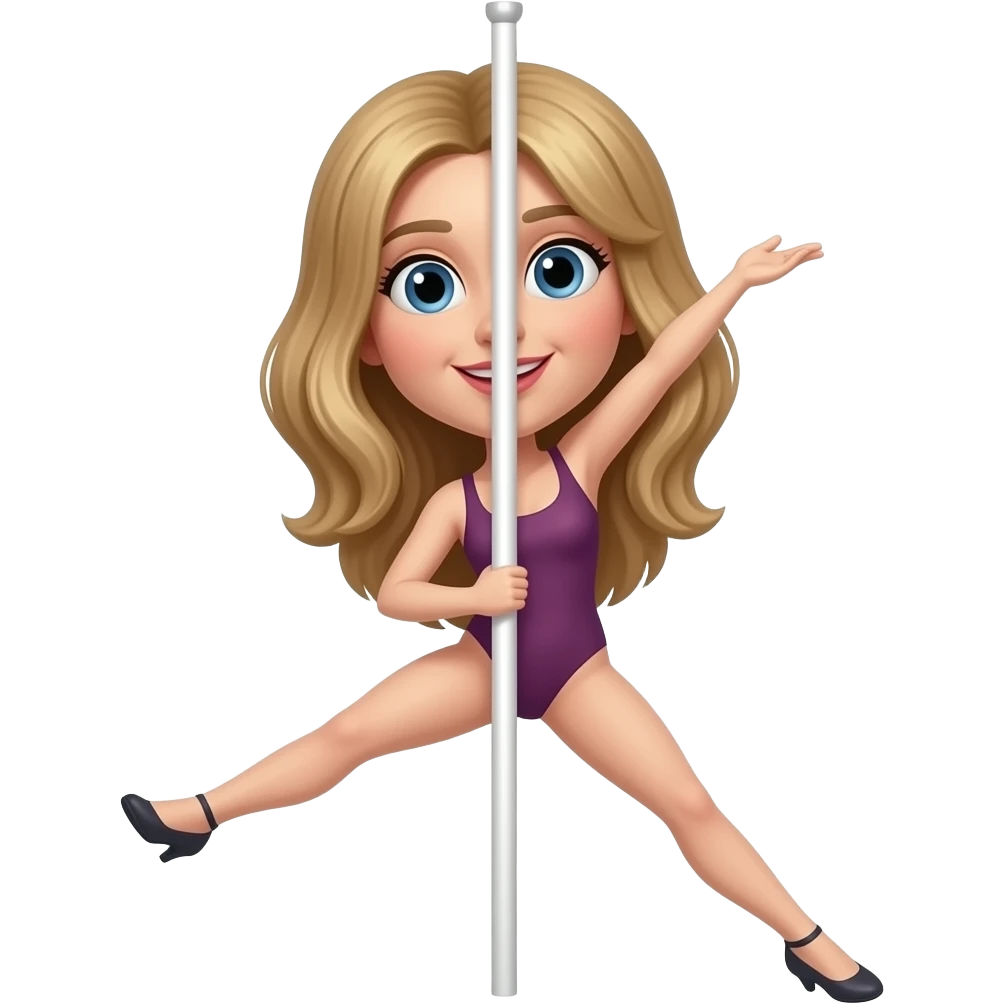 white Pole dancer emoji
