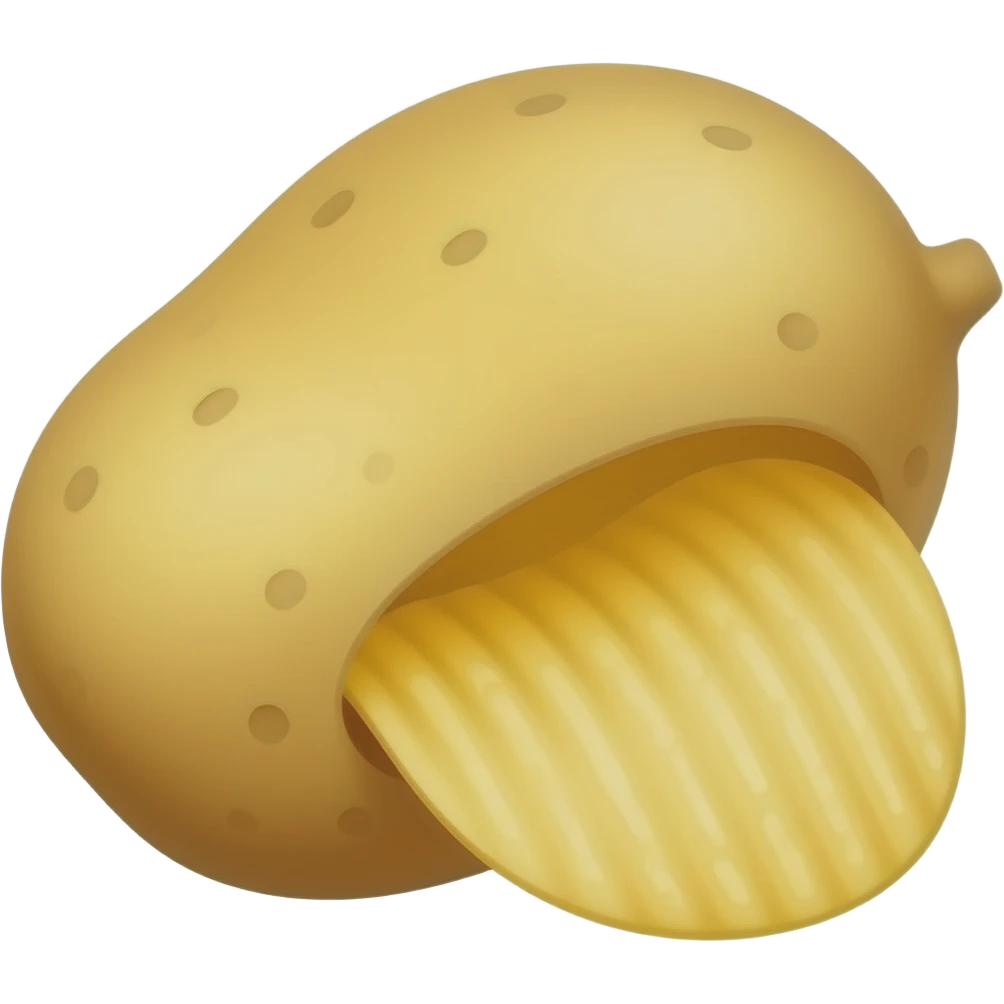 potato chips emoji