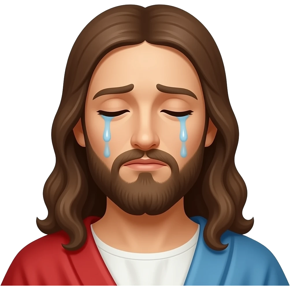 jesus triste emoji