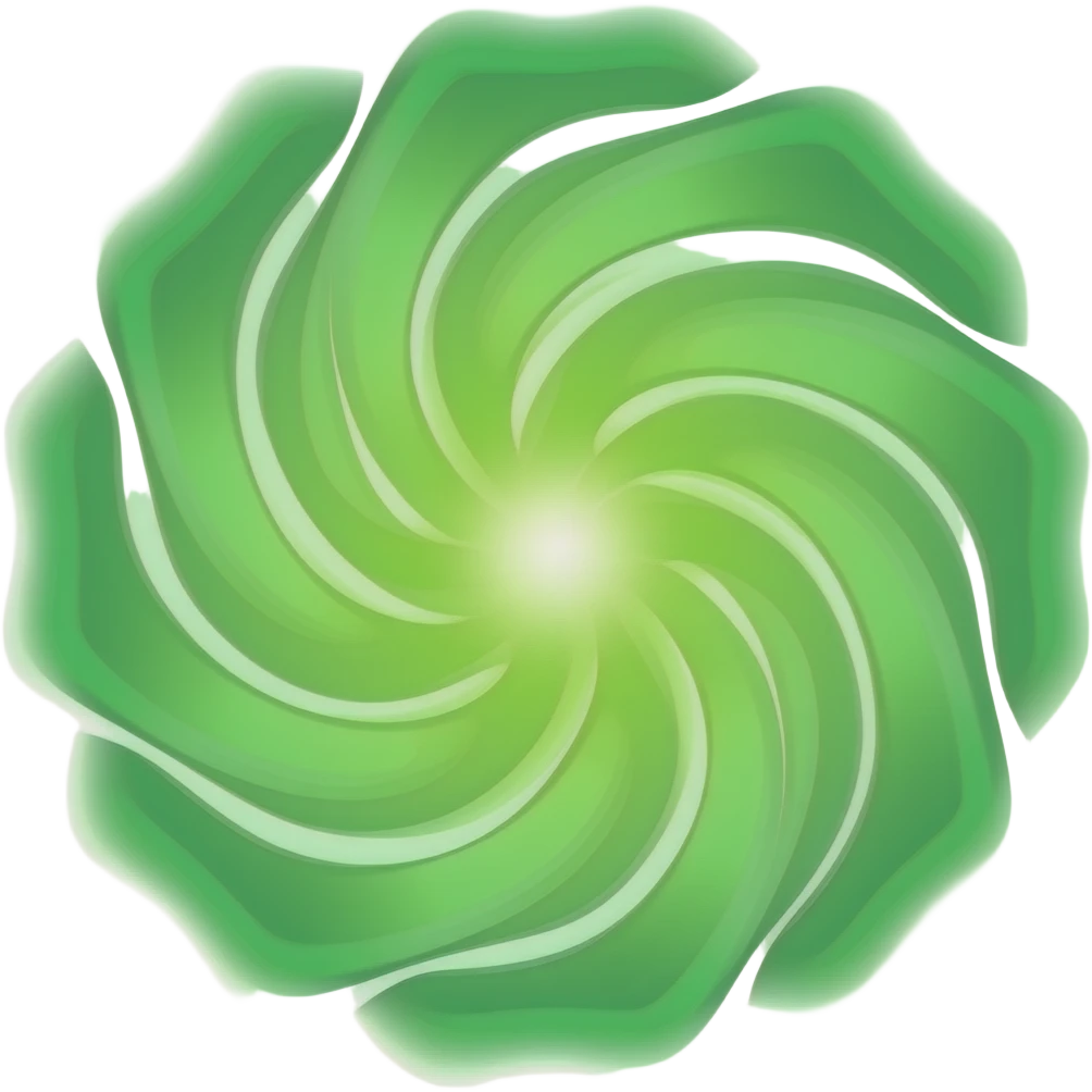 neon green artwork emoji