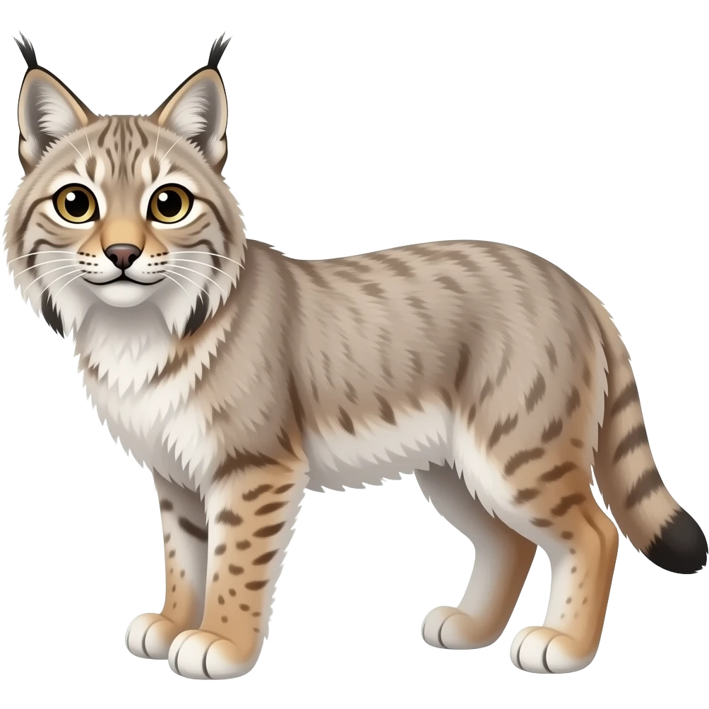 Canada white lynx emoji
