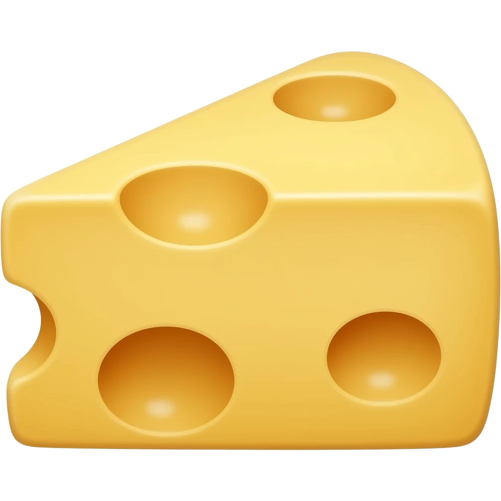 Yellow cheese wedge emoji