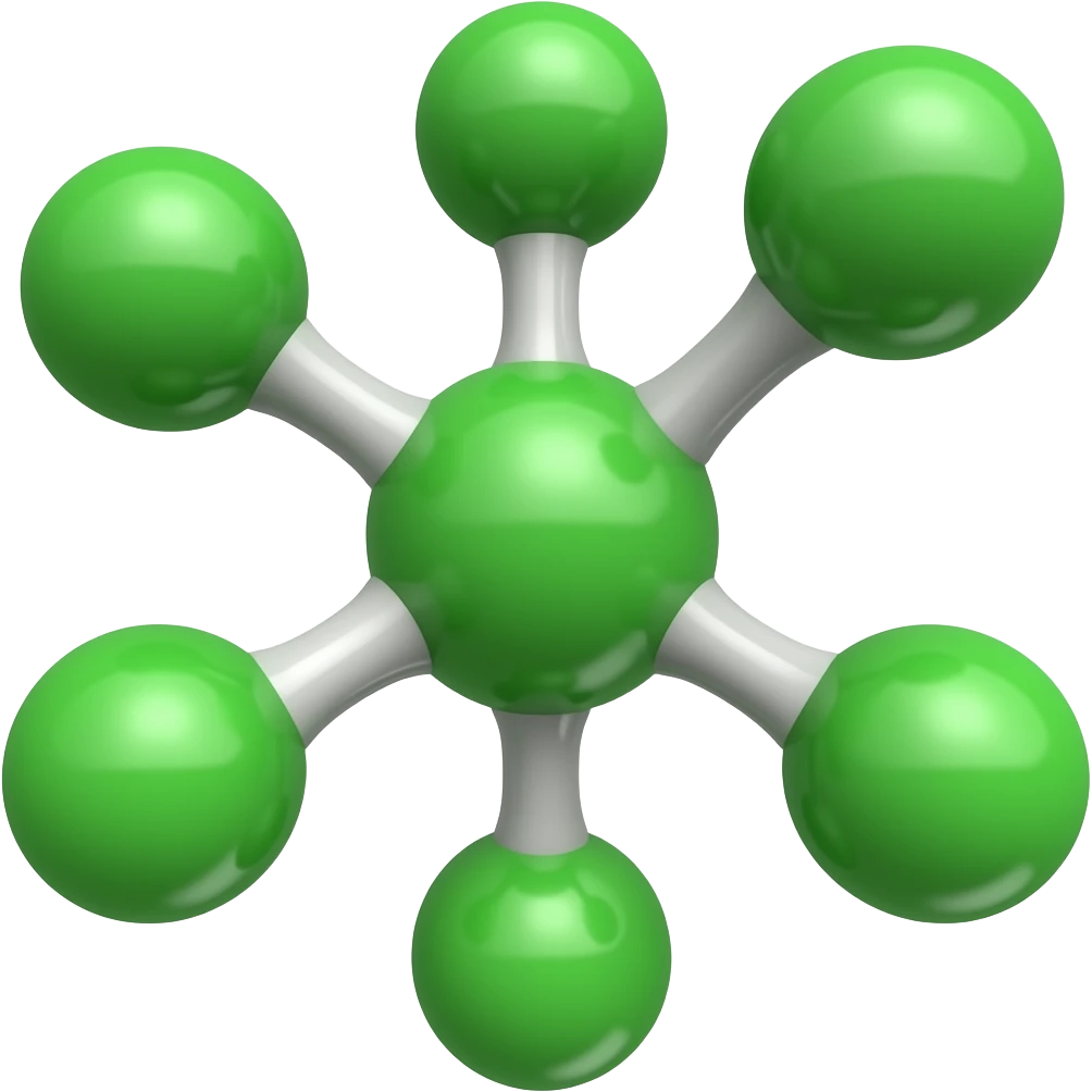 green molecule emoji