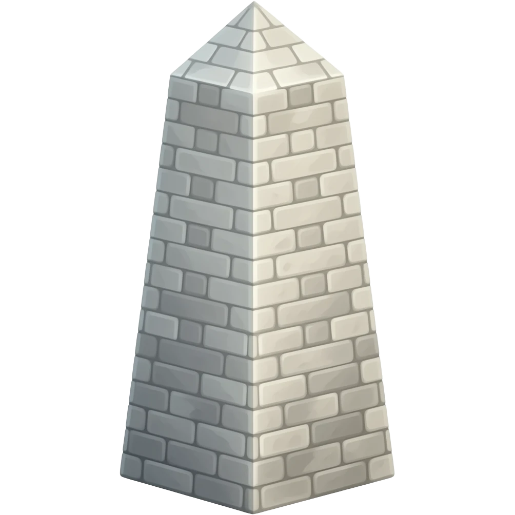 obelisk minimal emoji