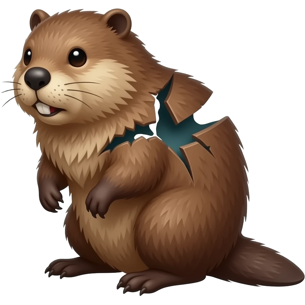 North American beaver ٹوٹ emoji