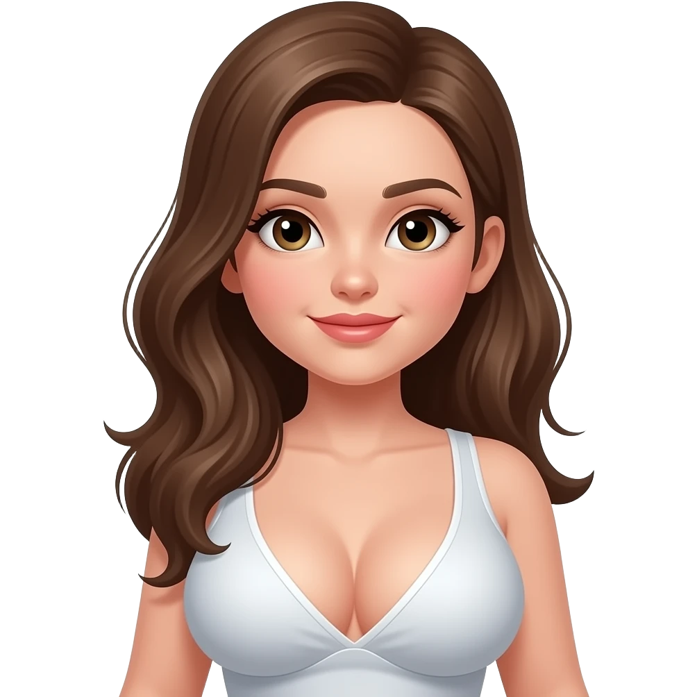 Girl with extra extra extra huge tits emoji