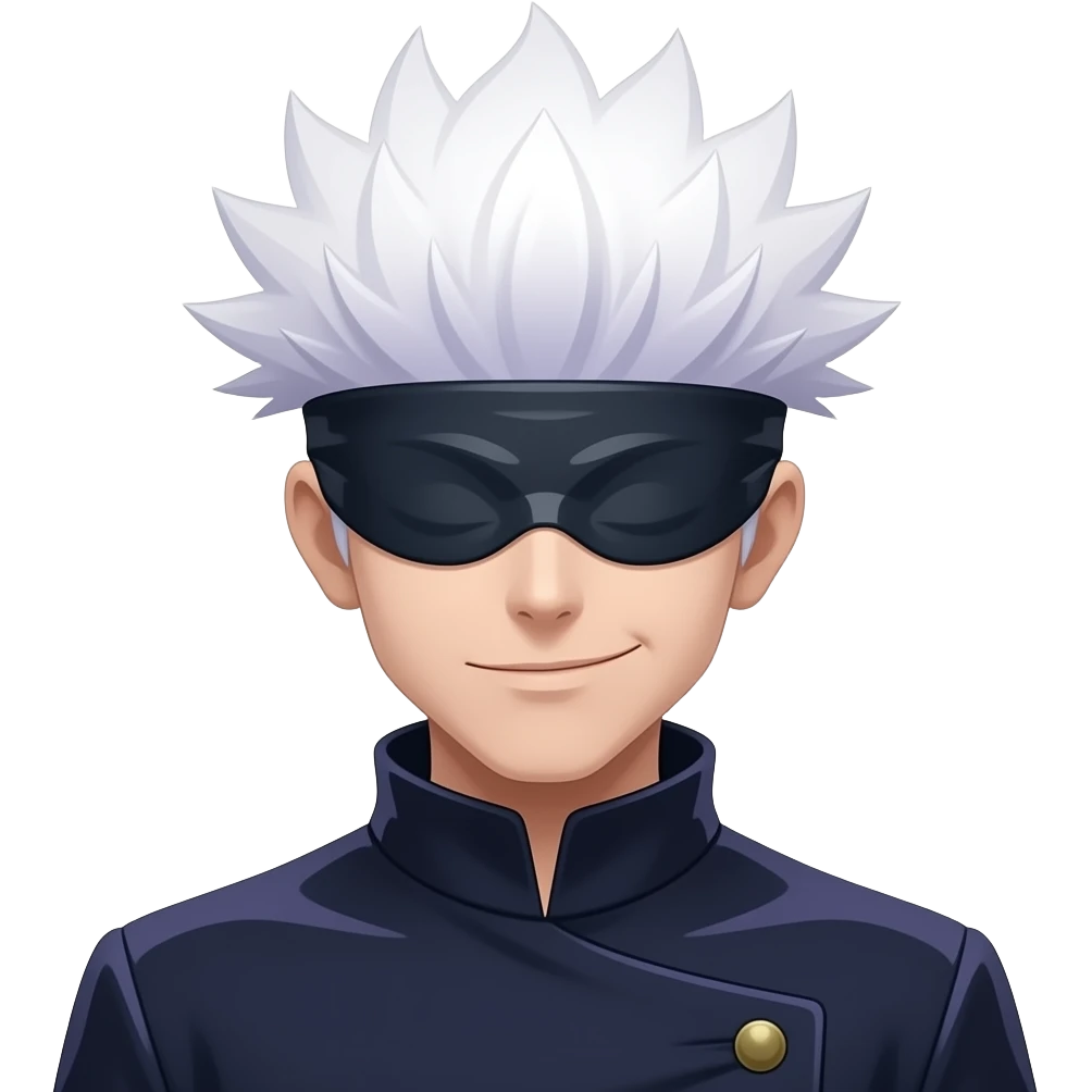Gojo saturo in his prime emoji