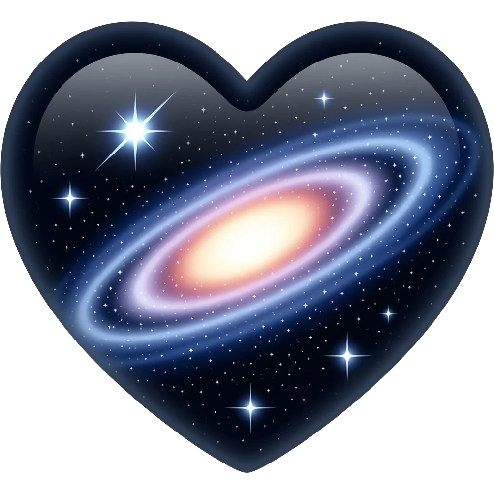 galaxy heart emoji