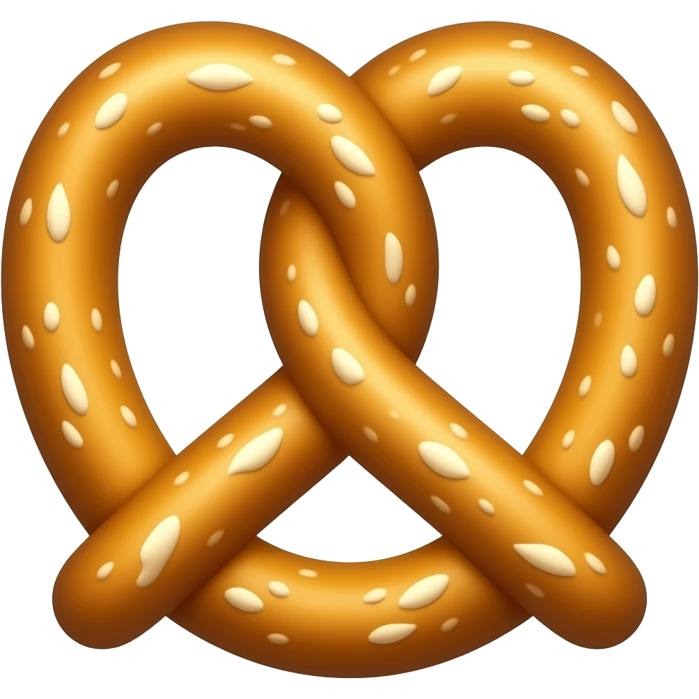 Pretzel emoji