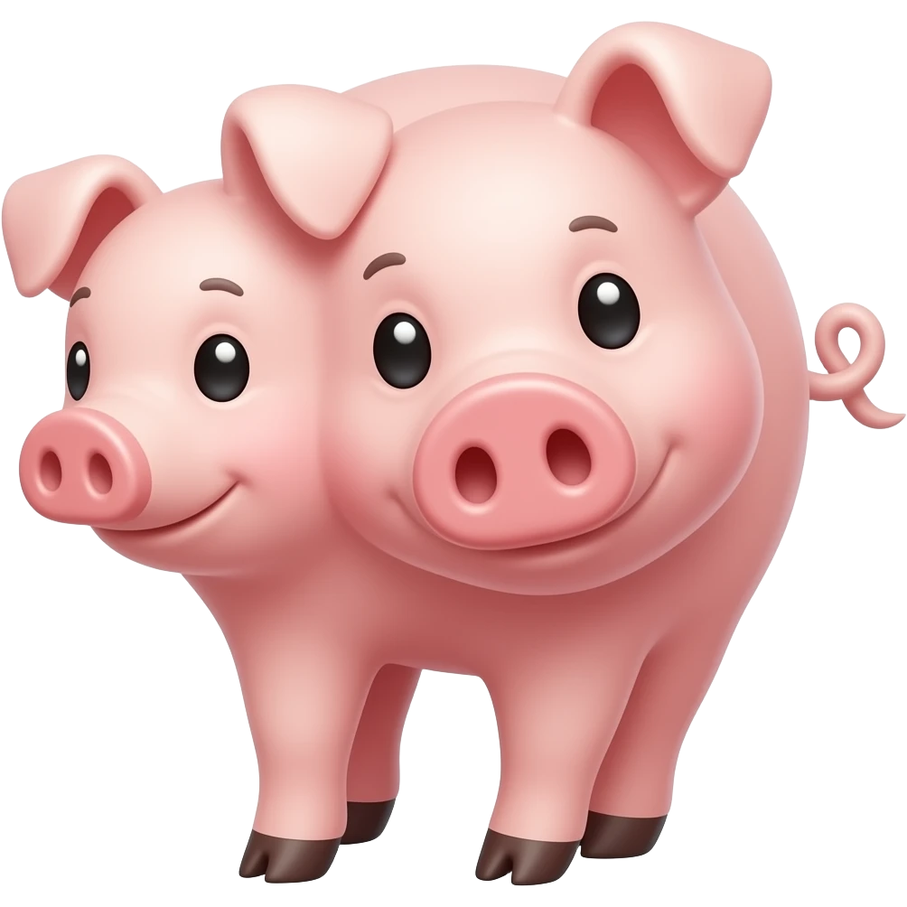 Schwein schwanzfädelnd emoji