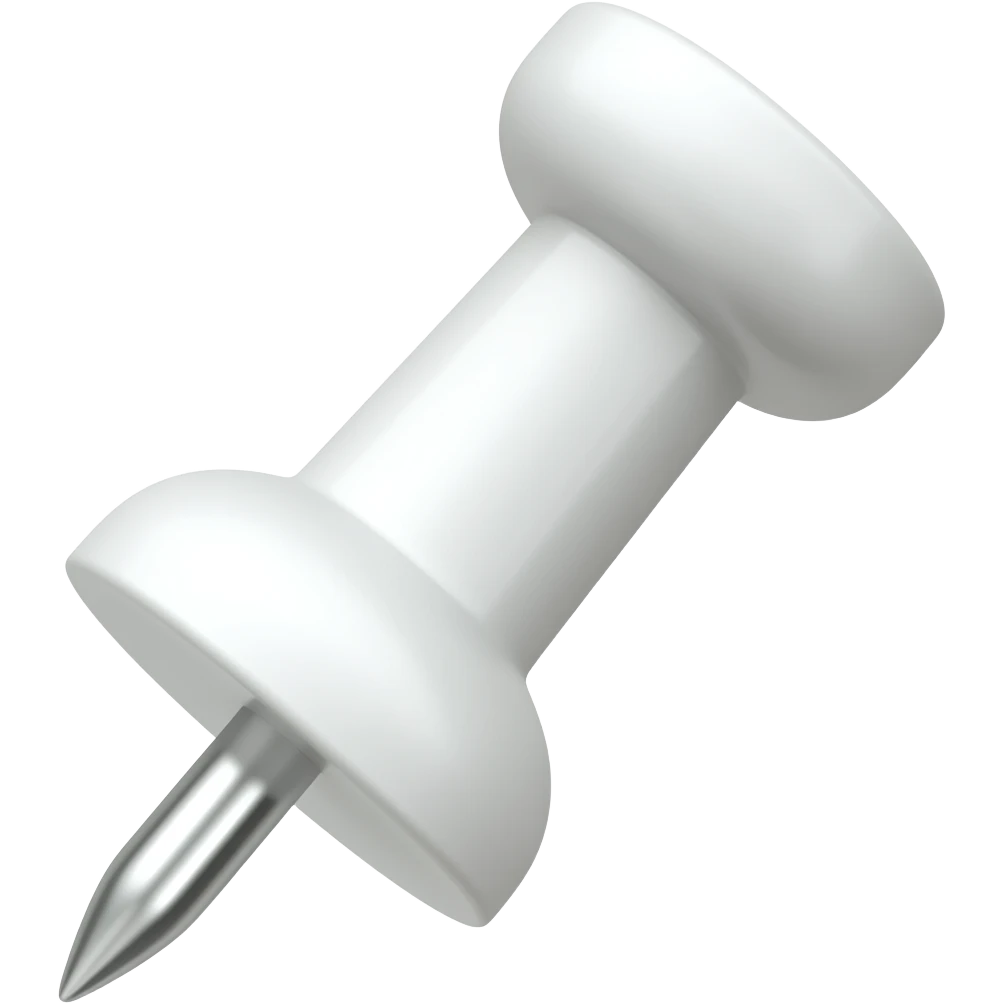 plastic white peg emoji