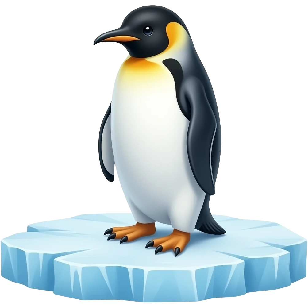Penguin ice emoji