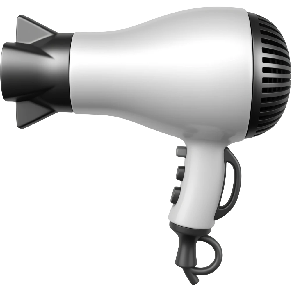 hair dryer emoji