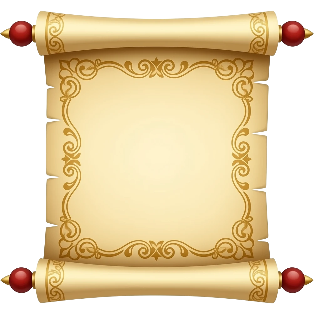 royal message scroll emoji
