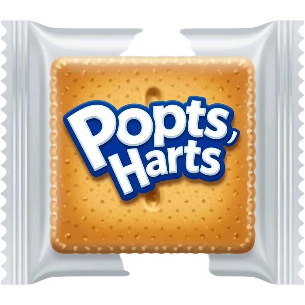 POP tarts In the wrapping emoji