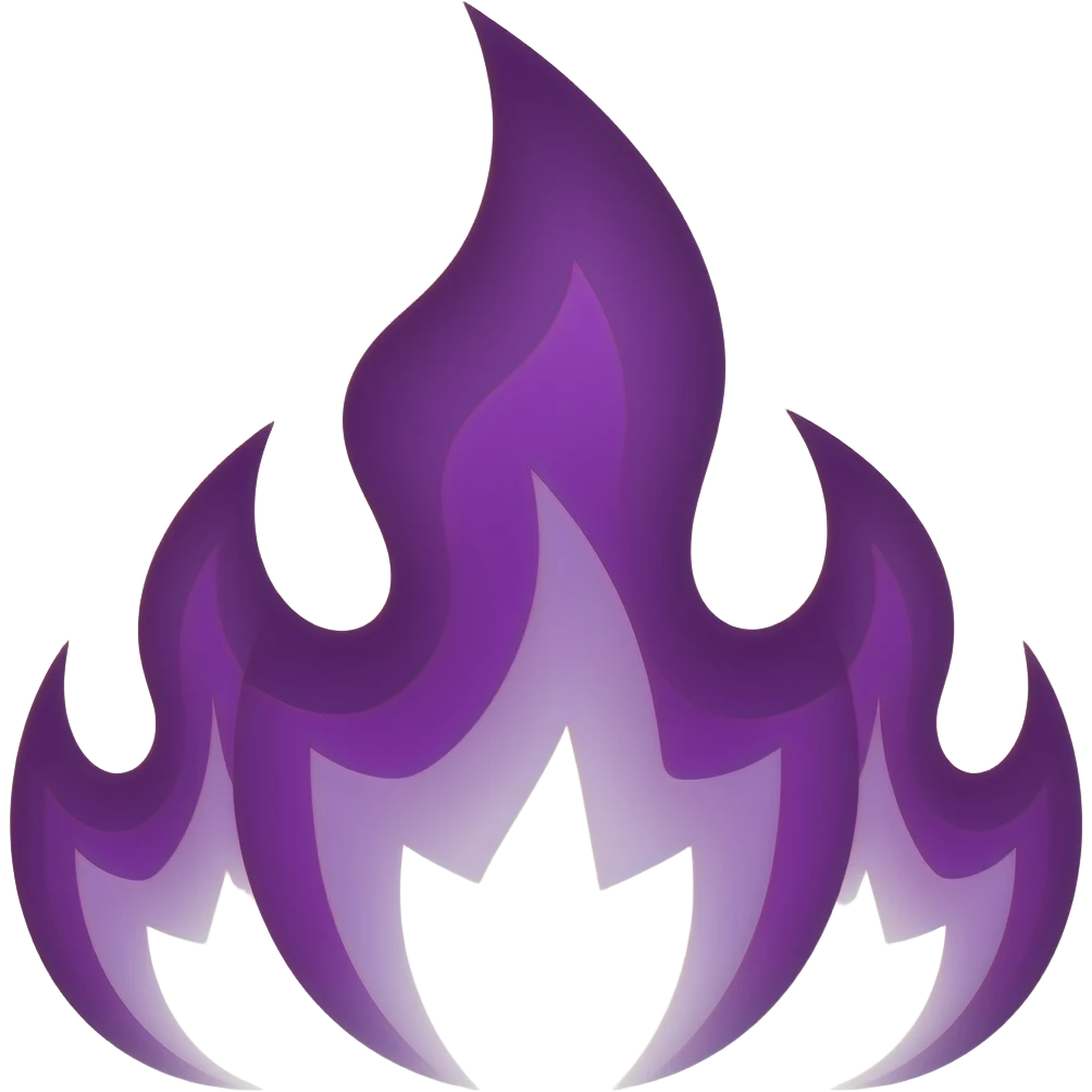 purple Flames emoji