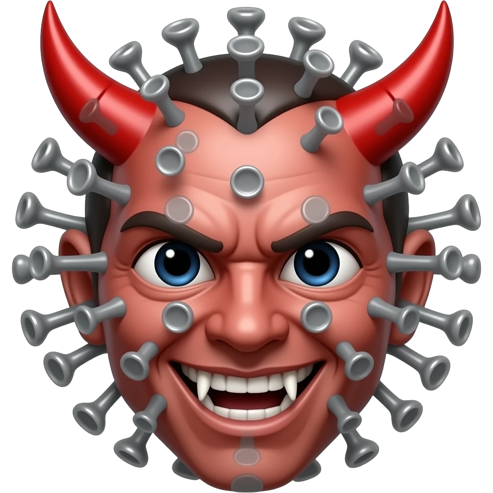 👿🦠 emoji