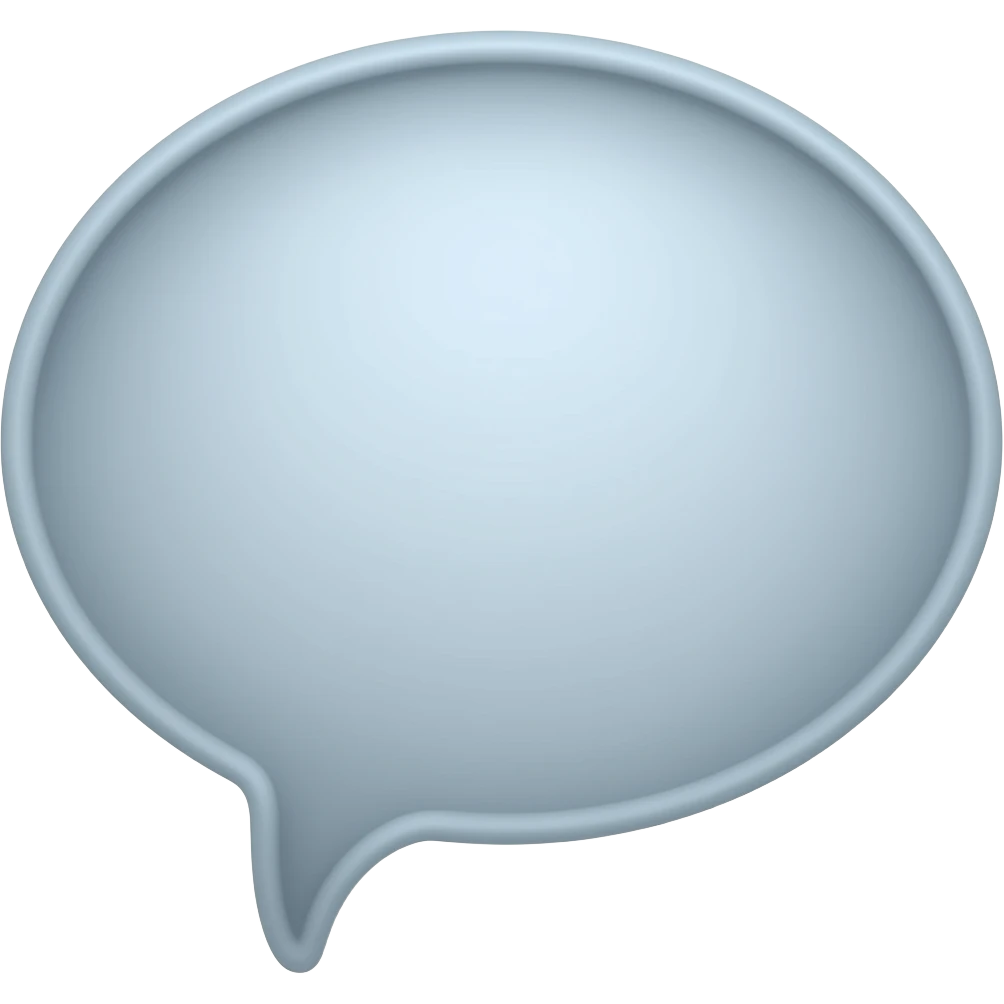 speech bubble emoji