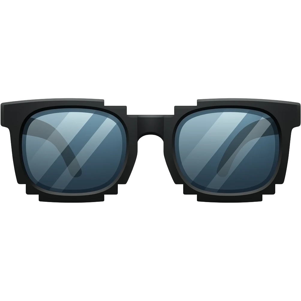 Pixel sunglasses emoji