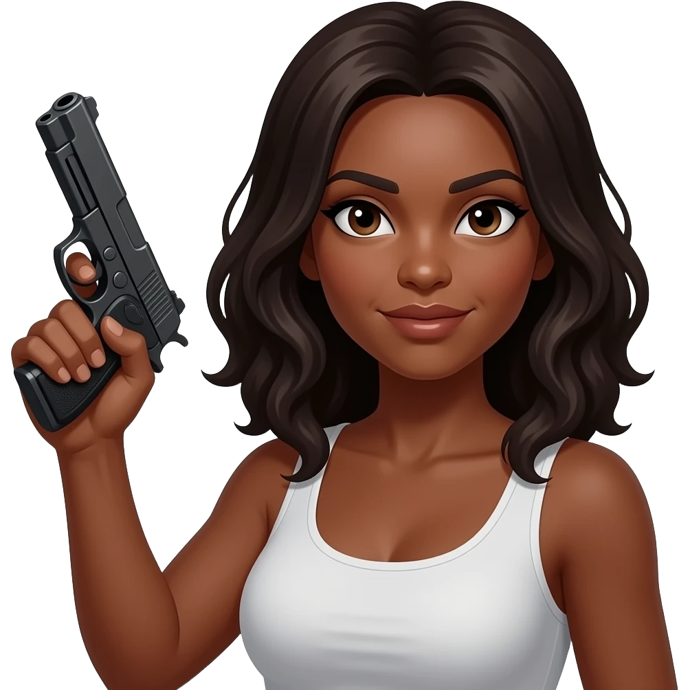 👩🏽🔫 emoji