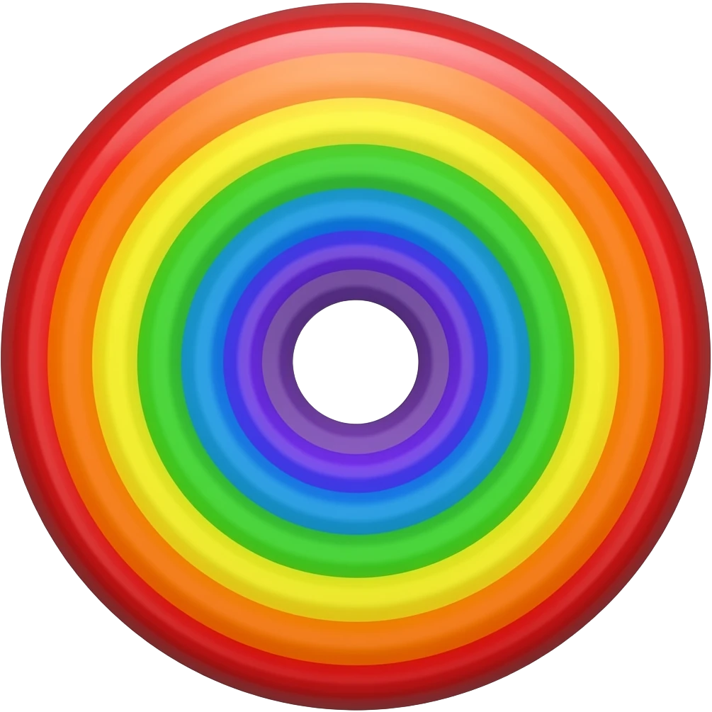 hypnotic rainbow SPIRAL emoji