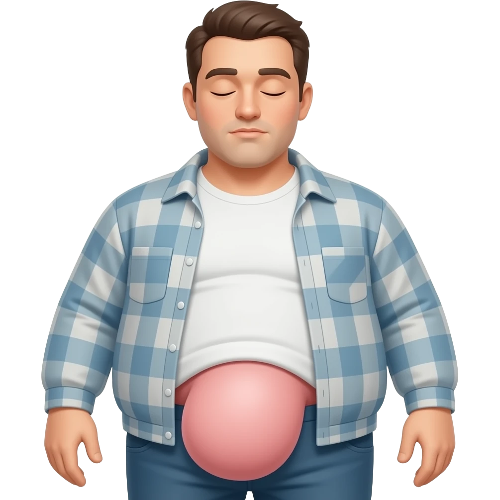 Sleeping emoji with huge cock on his waste emoji