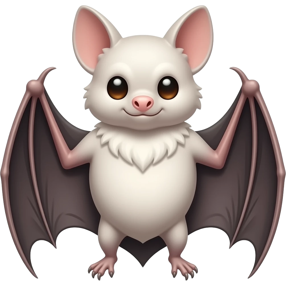 albino bat emoji