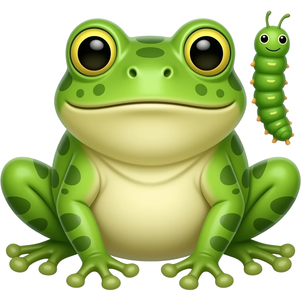 🐸🐸🐸🐛🐛🐛 emoji