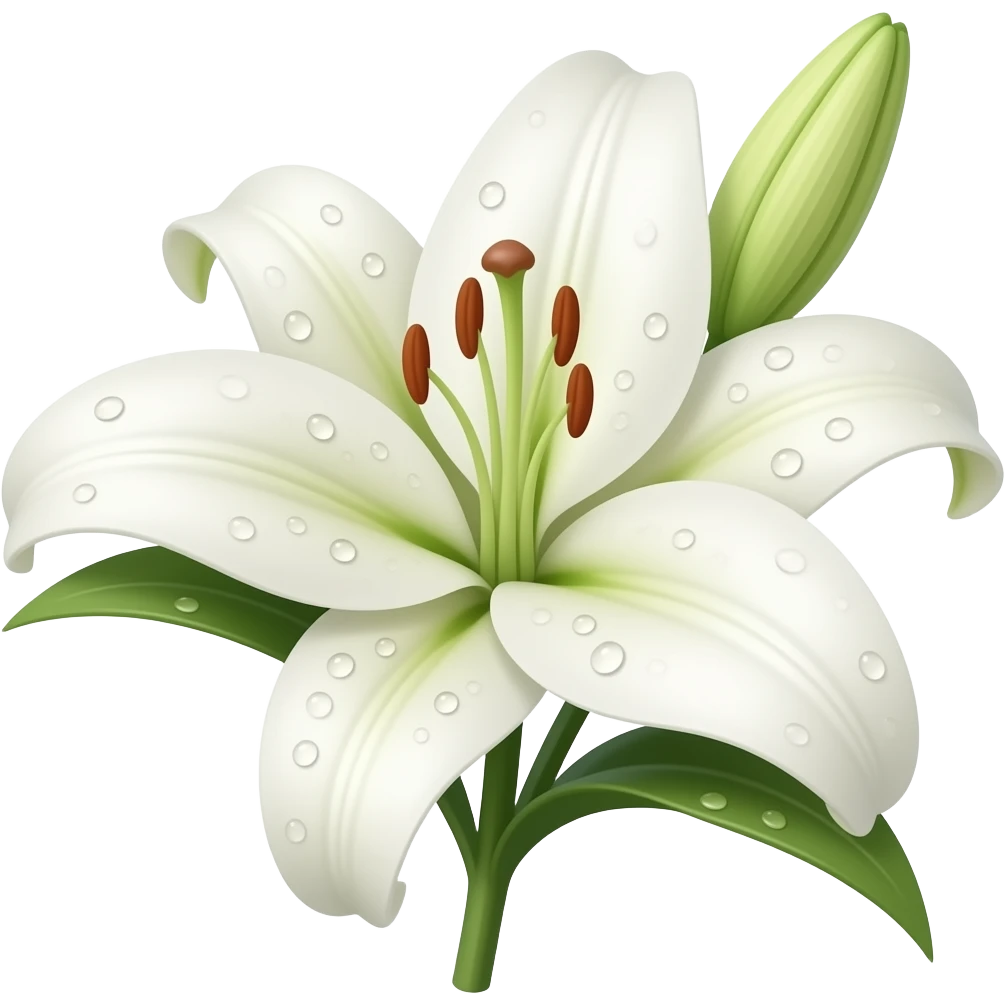 lilies emoji