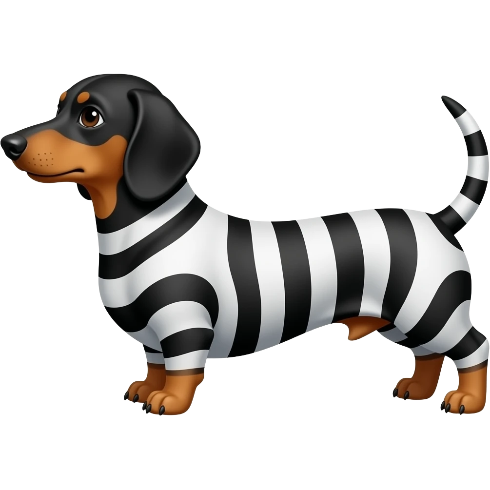 perro salchicha tachado emoji
